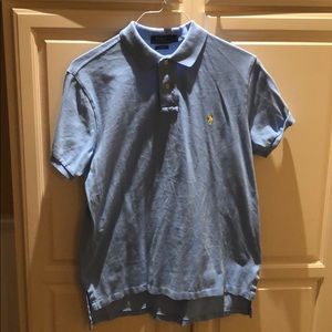 Men’s Polo 👕 Ralph Lauren Large Blue